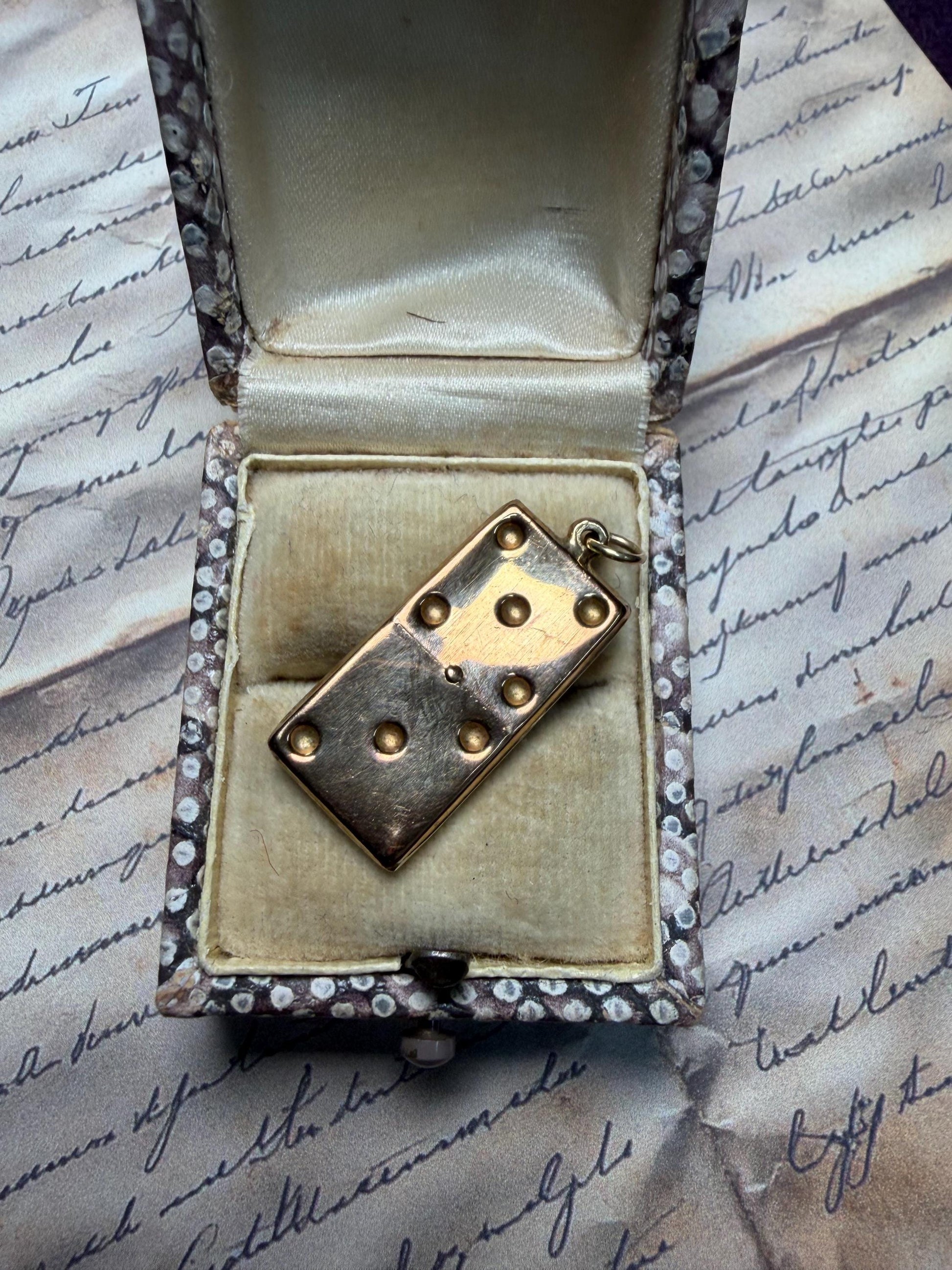 9ct Domino Tile Charm