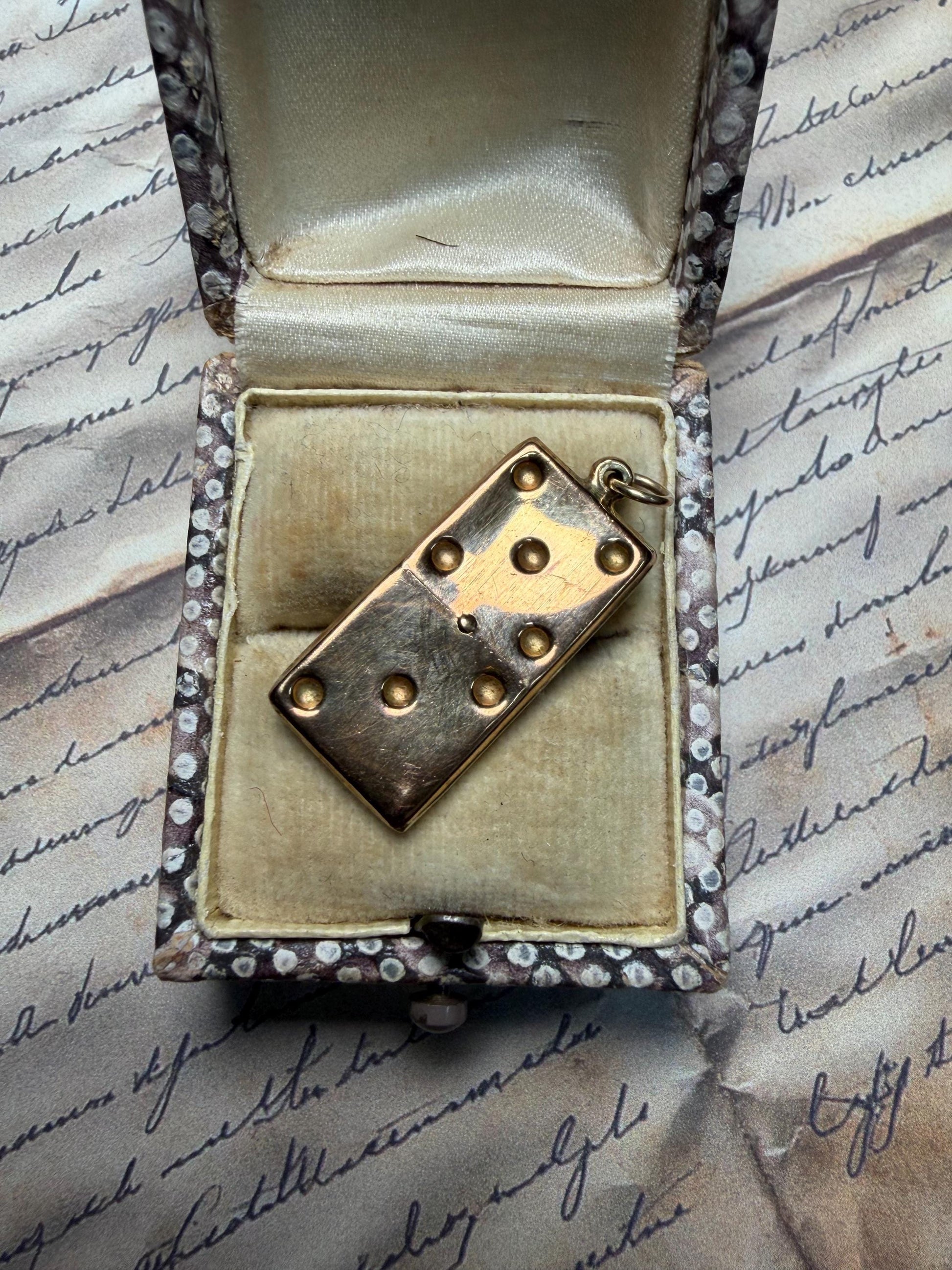 9ct Domino Tile Charm