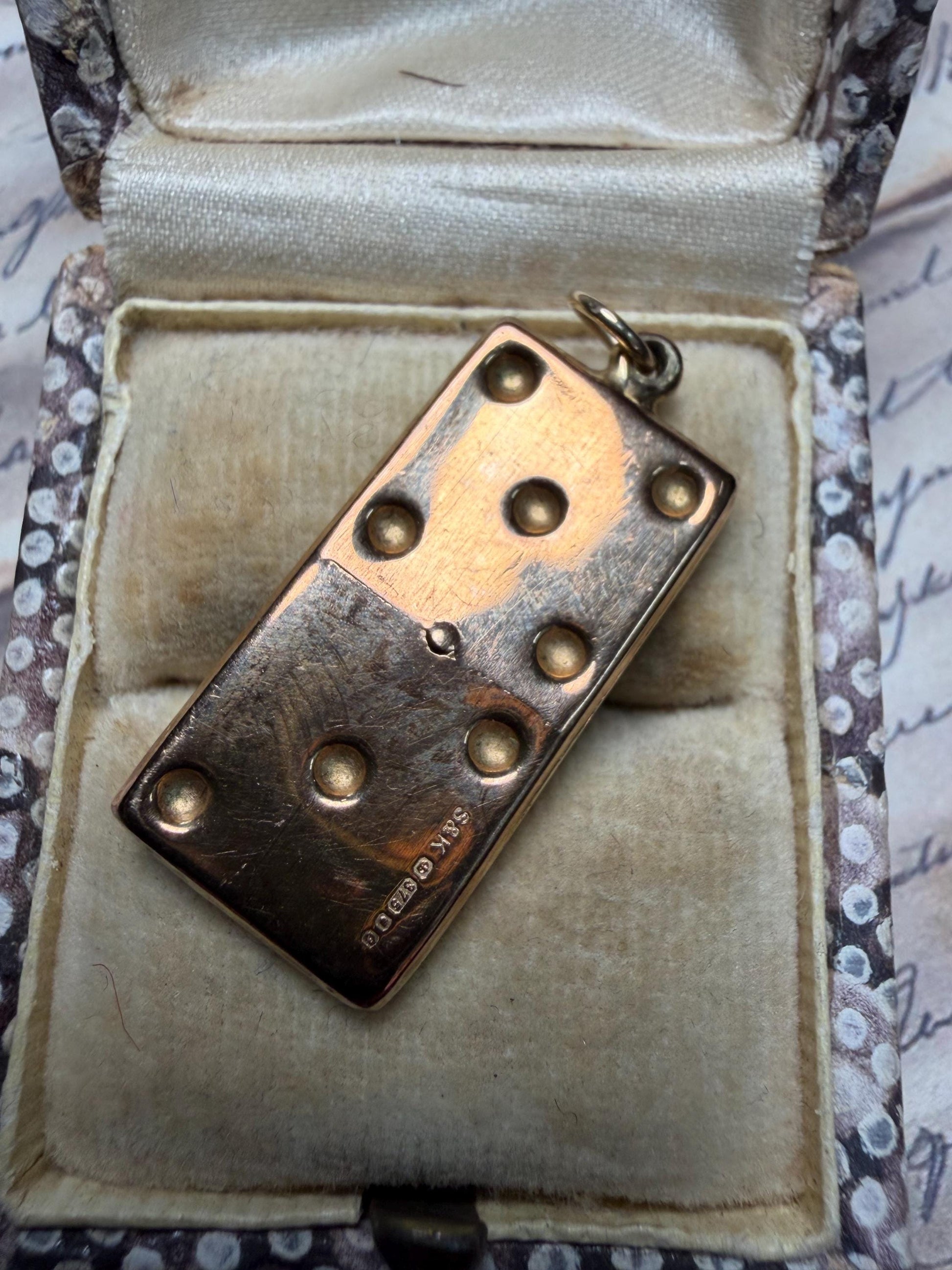 9ct Domino Tile Charm