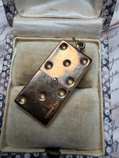 9ct Domino Tile Charm
