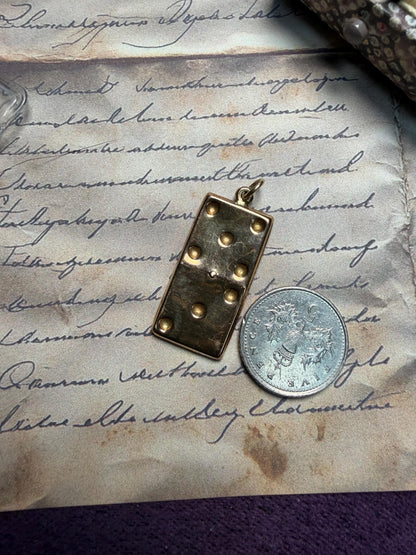 9ct Domino Tile Charm
