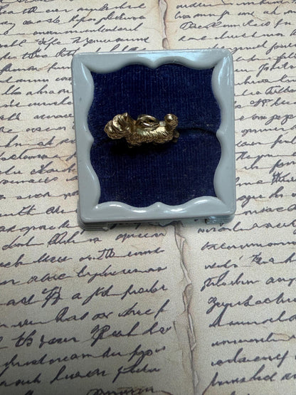 Lovely little west highland terrier charm - 9 ct gold (Scottie dog )