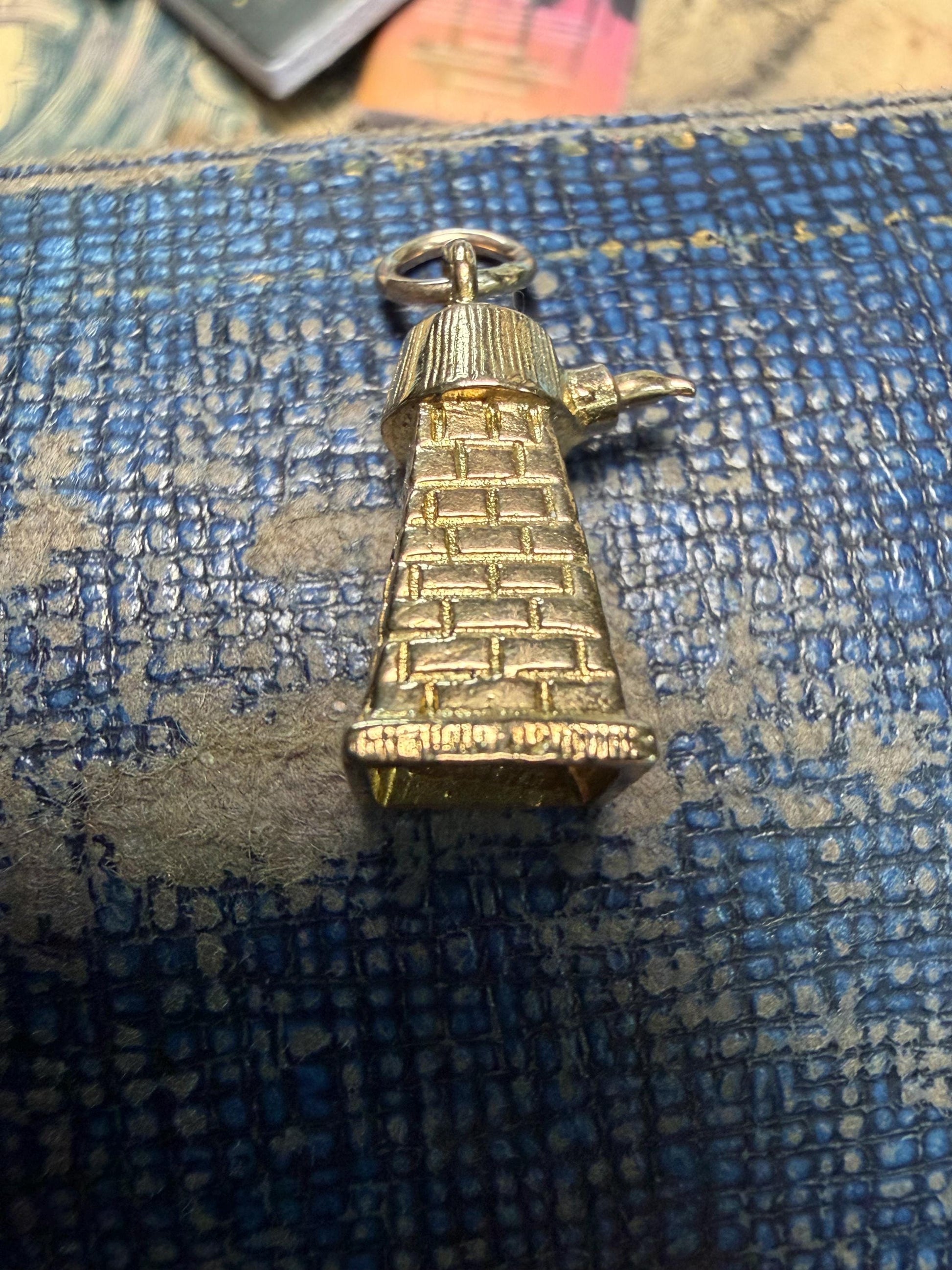Dalek charm very unusual / hallmarked 2.08g in weight