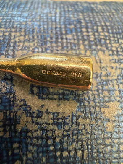 Champagne bottle ( moet) lovely writing on the front - .80 g